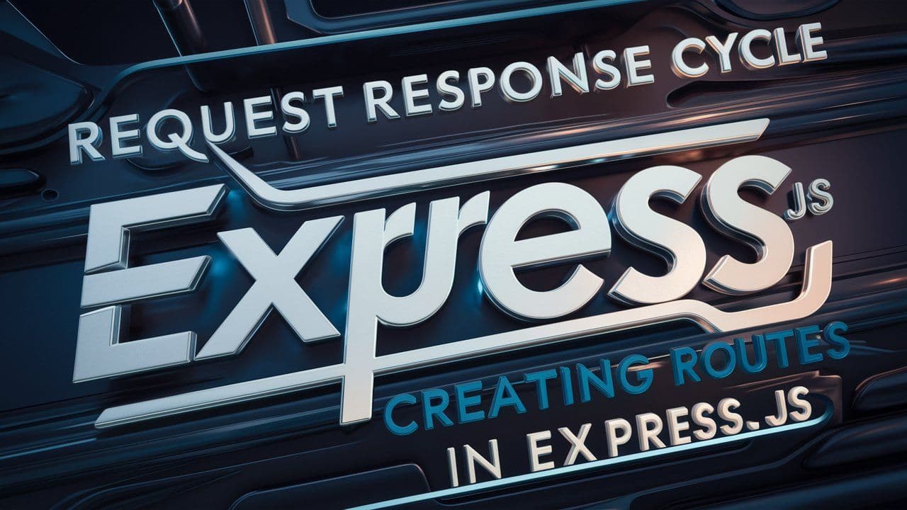 Request Response Cycle and Creating routes In Express JS