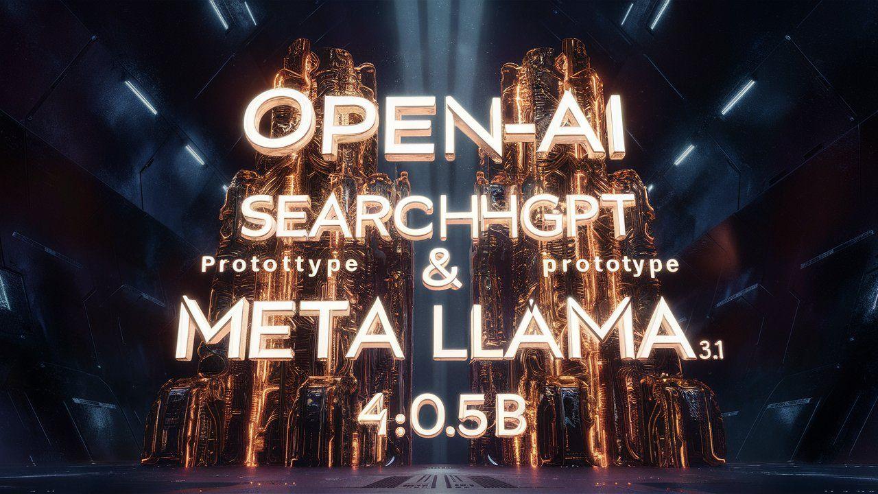 What is OpenAI SearchGPT Prototype & Meta Llama 3.1 405B