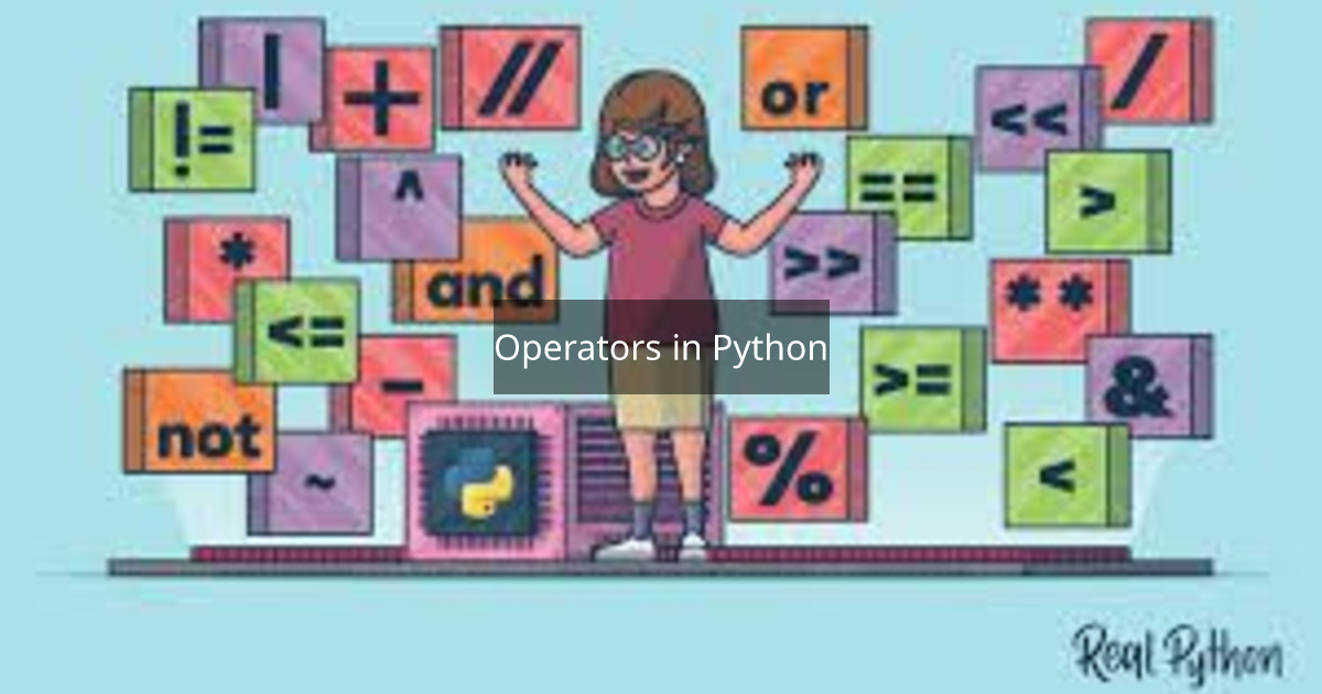 Operators in Python